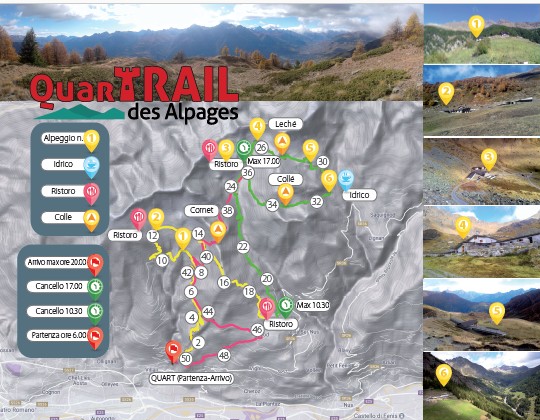 mappa quartrail des alpages